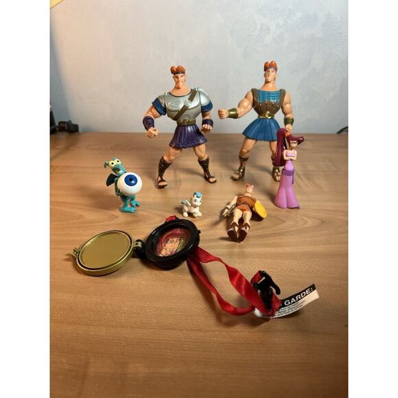 Hercules Disney Lot Of 7 Toys Megara Pegasus - Picture 1 of 10